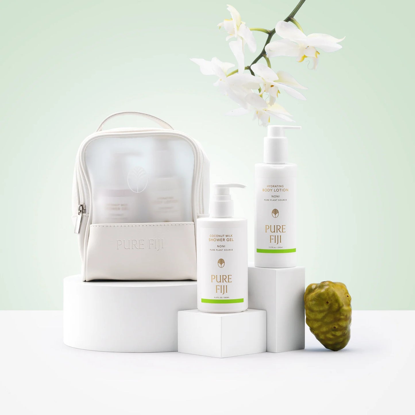 Pure Fiji - Body Mates Gift pack - Mooring (White Bag, Lotion and Shower Gel)